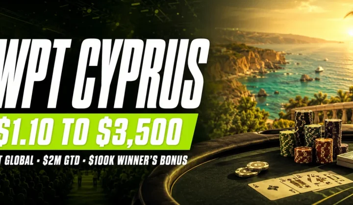 WPT Cyprus 2026: Jak zdobyć miejsce w turnieju za 3500$ zaczynając od 1.10$?