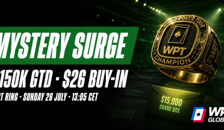 Dwa złote pierścienie WPT w jedną niedzielę. Mystery Surge i finał Warm Up na WPT Global