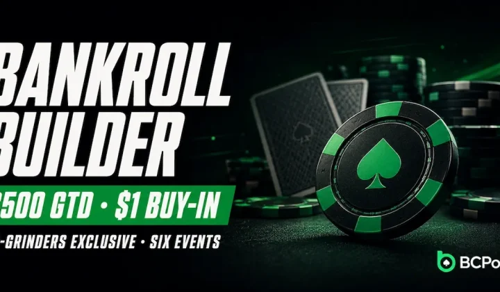 VIP-Grinders i BCPoker: turnieje za 1 $ z pulą gwarantowaną 500 $