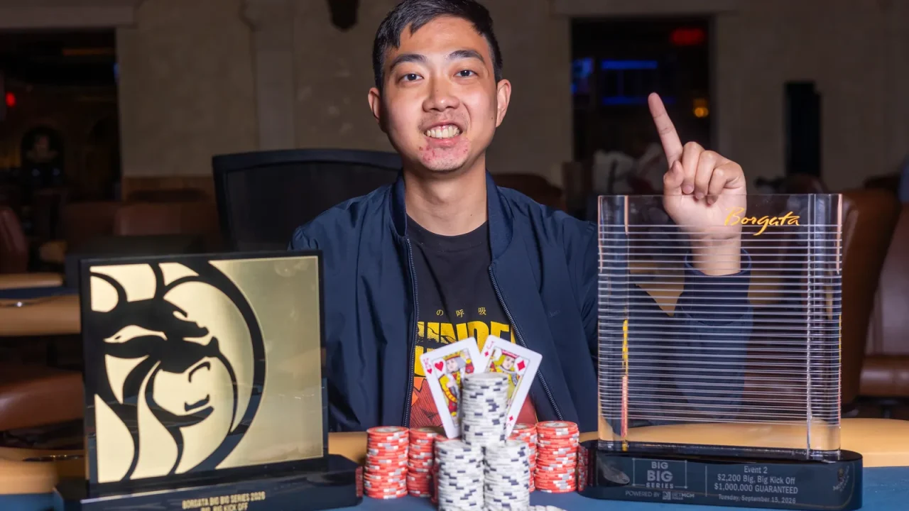 Andrew Chang triumfuje w Borgata Big Big Kickoff – spektakularny powrót w heads-upie za 182 000 dolarów