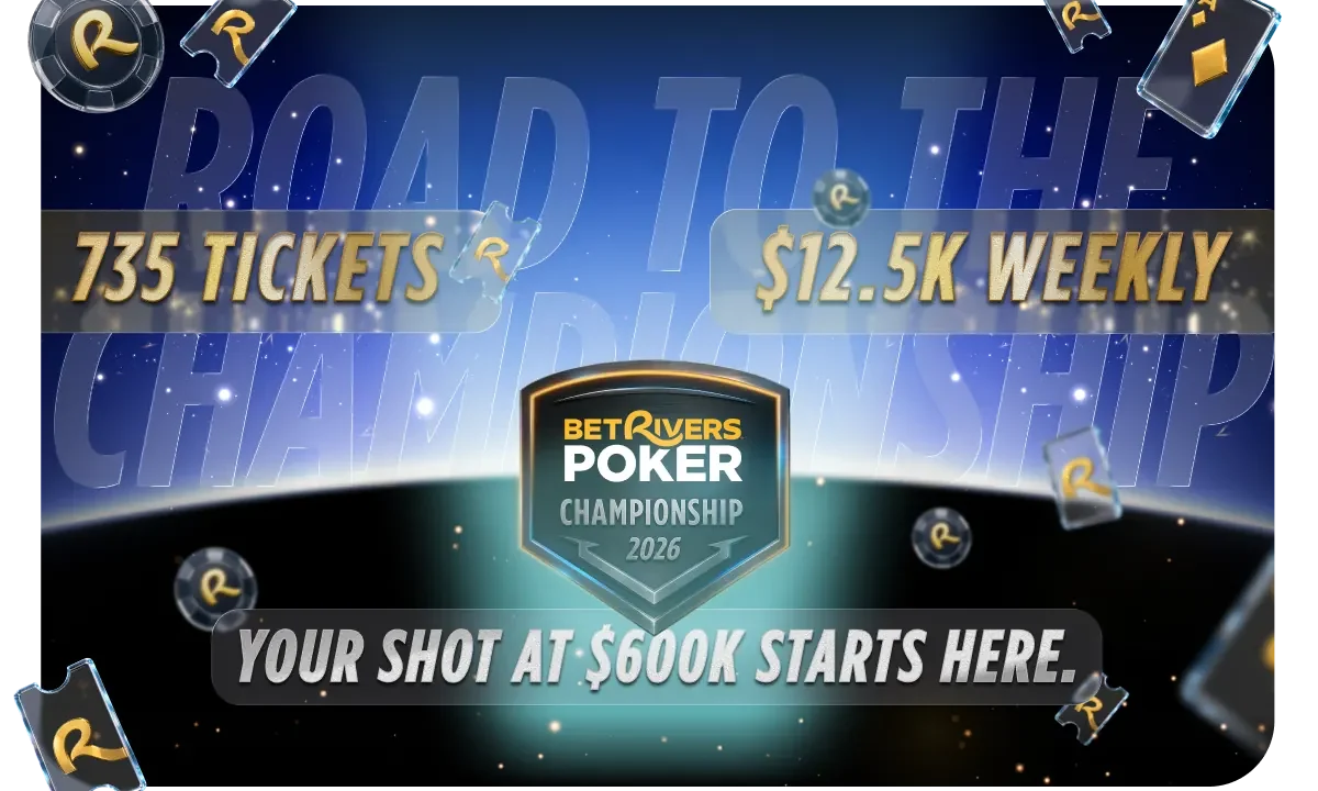 Mistrzostwa BetRivers Poker 2026 z pulą ponad 600 000 dolarów. Rusza seria 100 turniejów