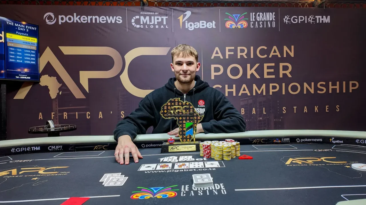 Pierwszy African Poker Championship w Tanzanii zakończony – triumf Aidana Jacobsa