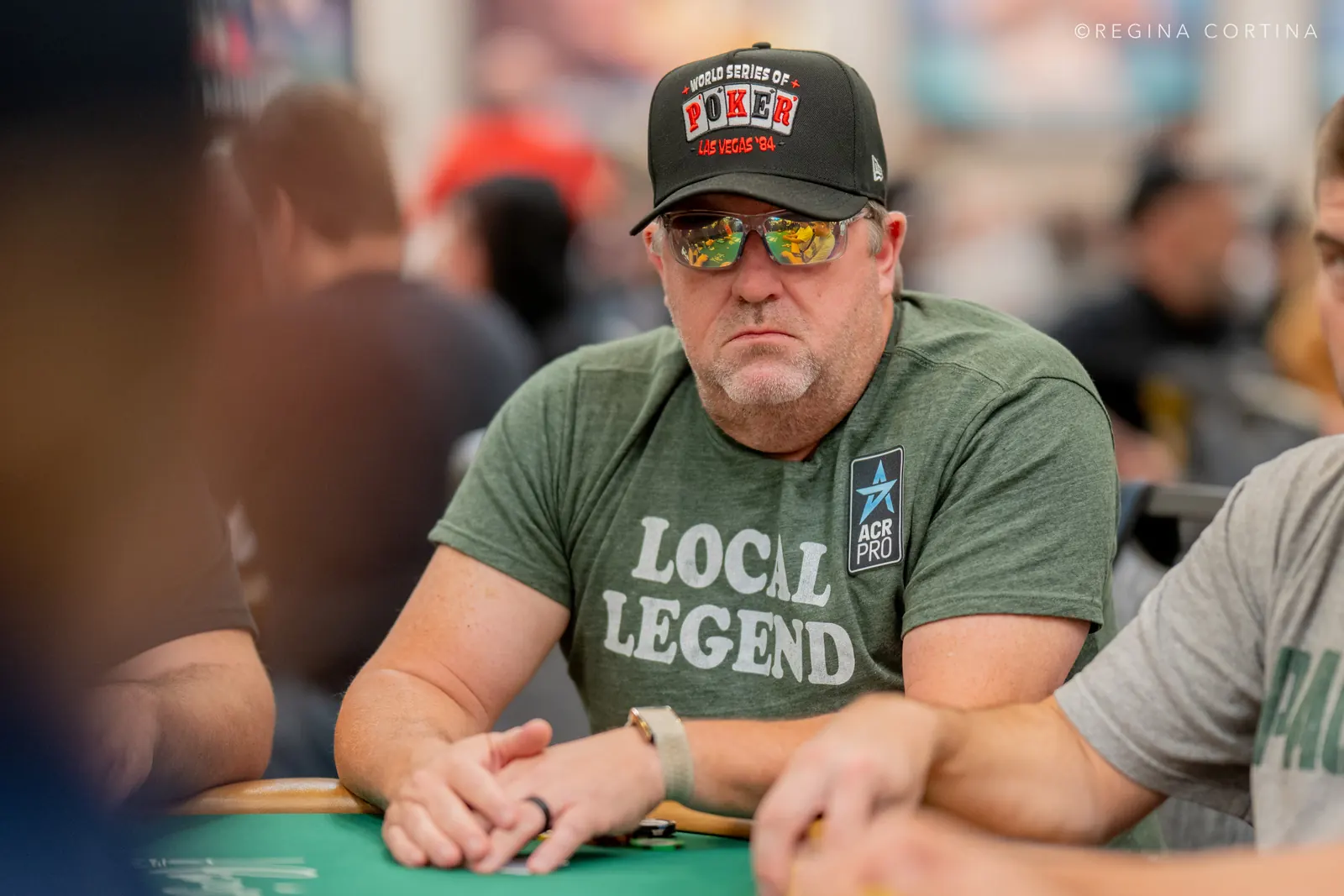 Chris Moneymaker podczas finału turnieju pokerowego WPT Bay 101 Shooting Star w 2004 roku