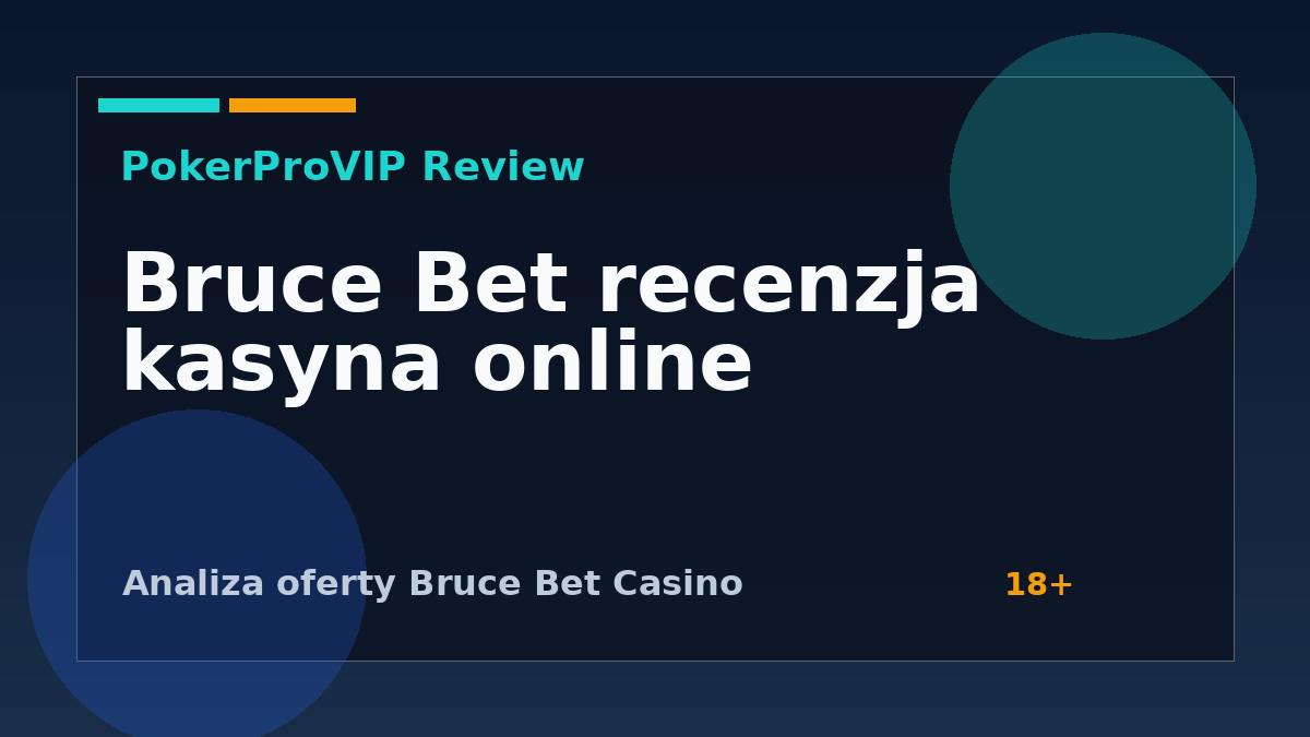 Bruce Bet recenzja 2026: Gry, bonusy i status w Polsce