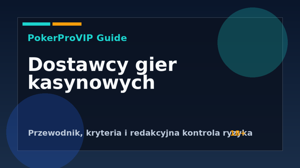 Dostawcy gier kasynowych
