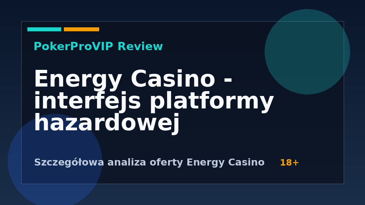 Energy Casino Recenzja 2026: Gry, Bonusy i Status w Polsce