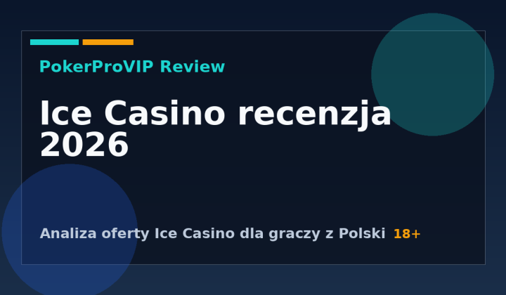 Ice Casino Recenzja 2026: Gry, Bonusy i Status w Polsce