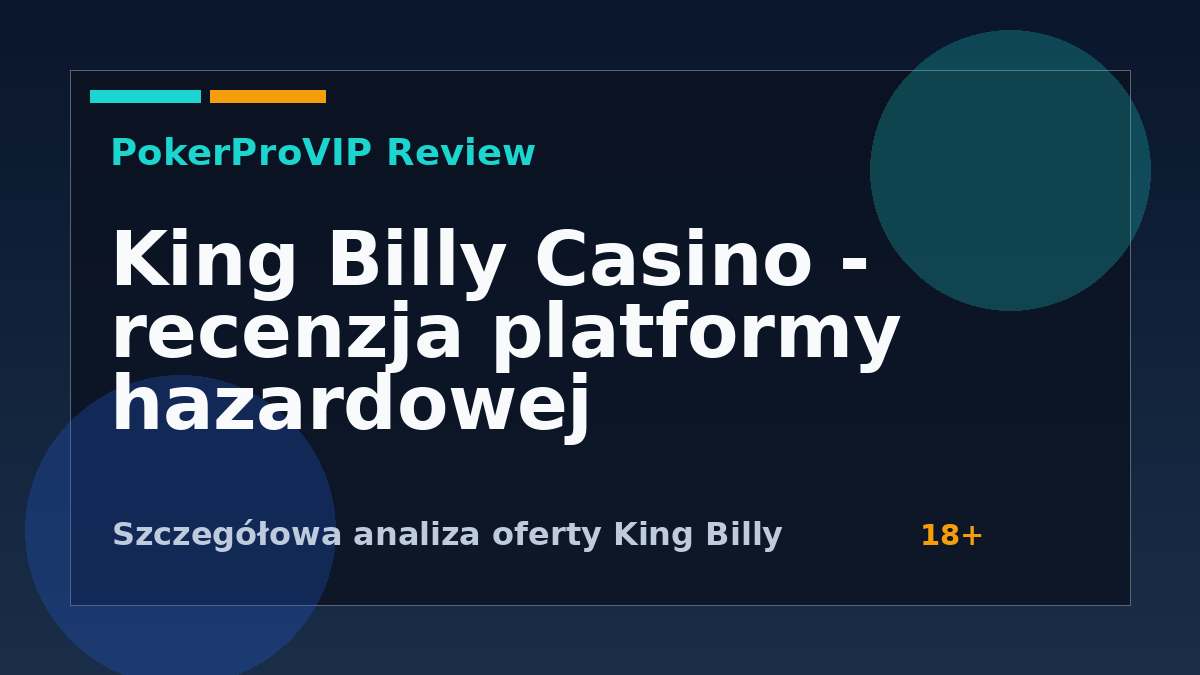 King Billy Casino – recenzja: gry, bonusy i status w Polsce