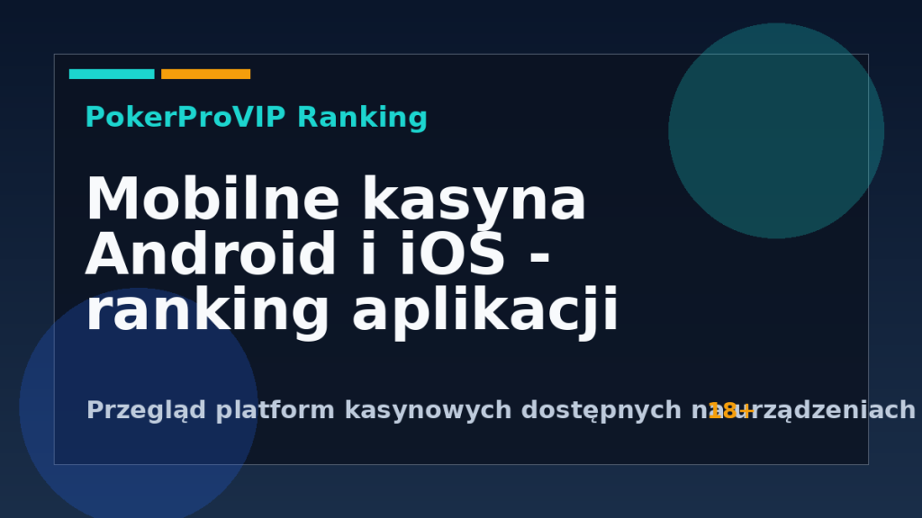 Kasyna mobilne Android i iOS – ranking aplikacji i PWA 2026