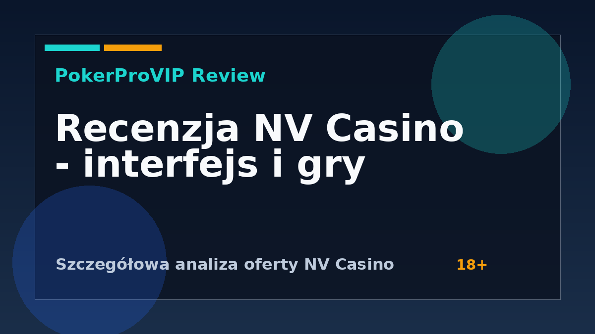 NV Casino Recenzja 2026: Gry, Bonusy i Status w Polsce