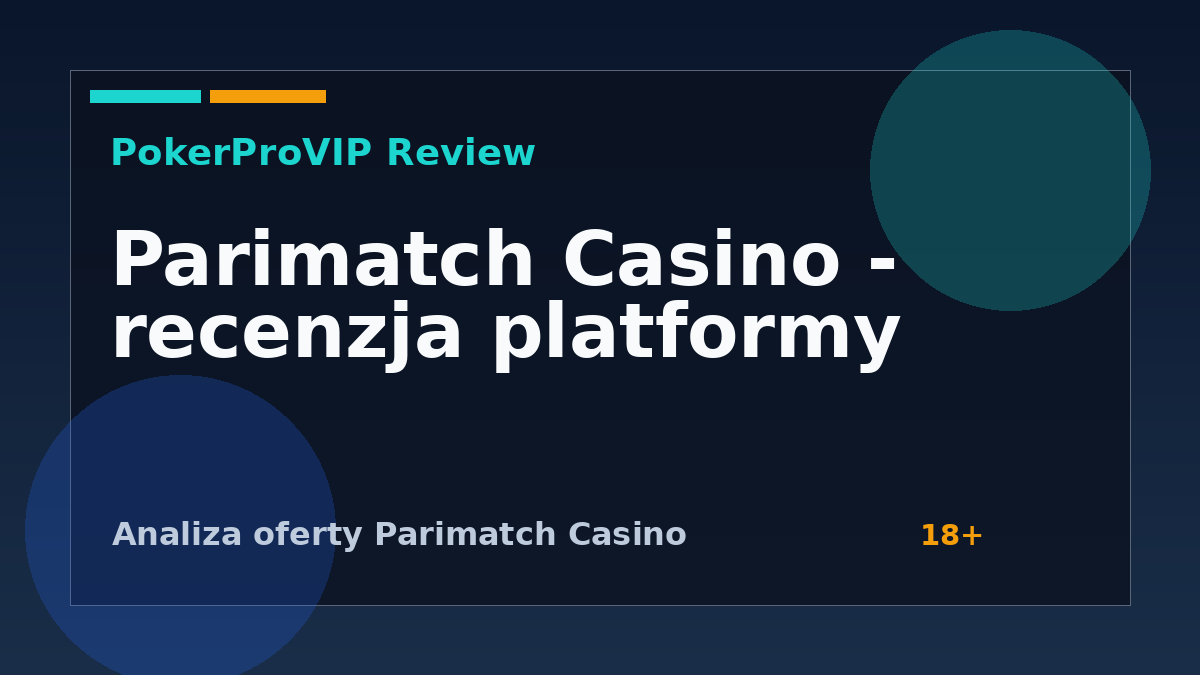 Parimatch Casino Recenzja 2026: Gry, Bonusy i Bezpieczeństwo