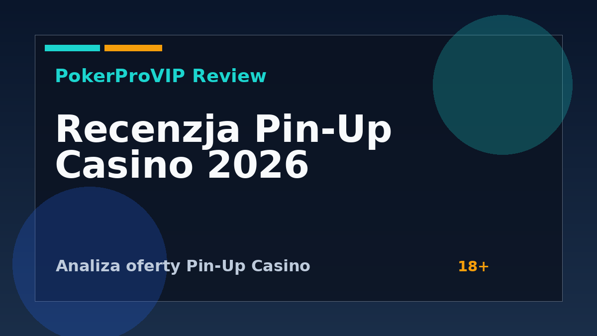 Pin-Up Casino Recenzja 2026: Gry, Bonusy i Status w Polsce