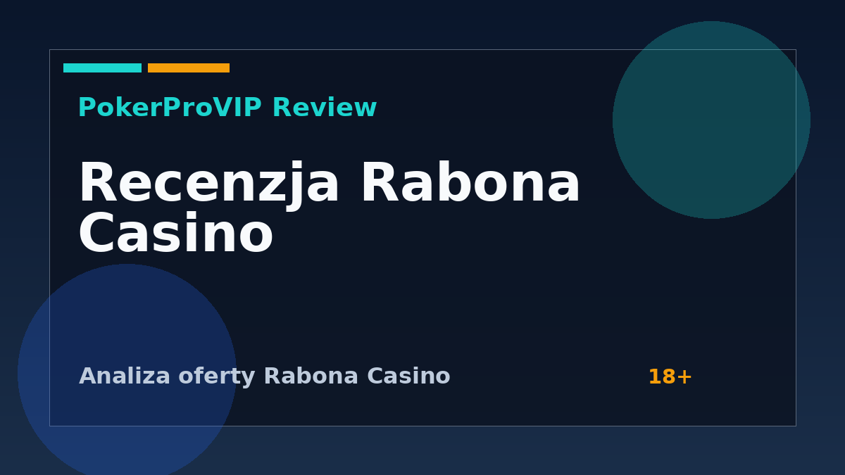Rabona Casino Recenzja 2026: Gry, Bonusy i Status w Polsce