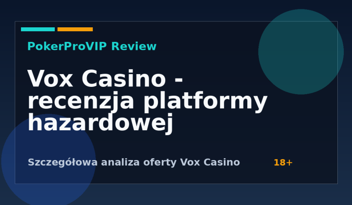 Vox Casino – recenzja kasyna online: gry, bonusy i warunki w 2026