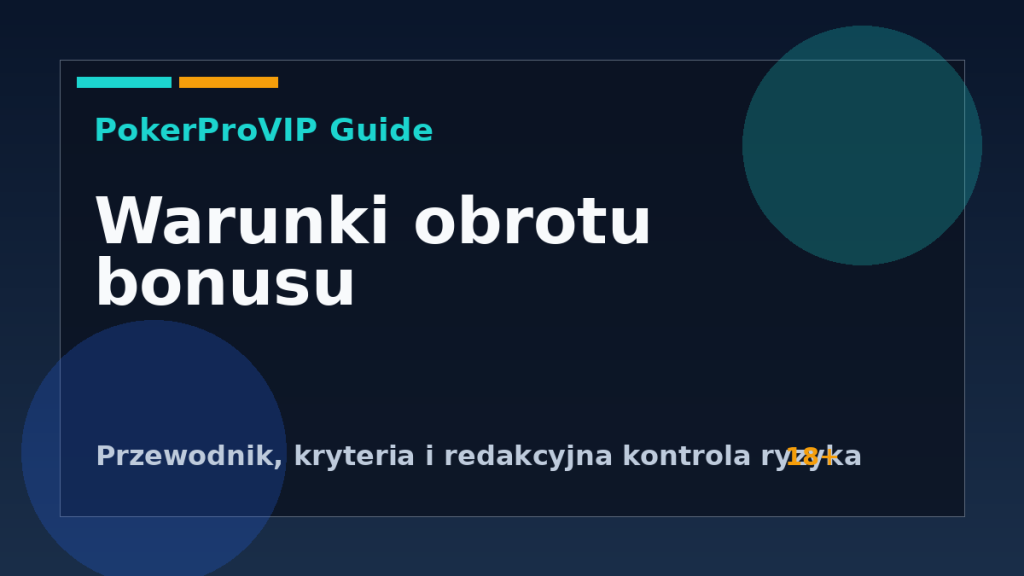 Warunki obrotu bonusu