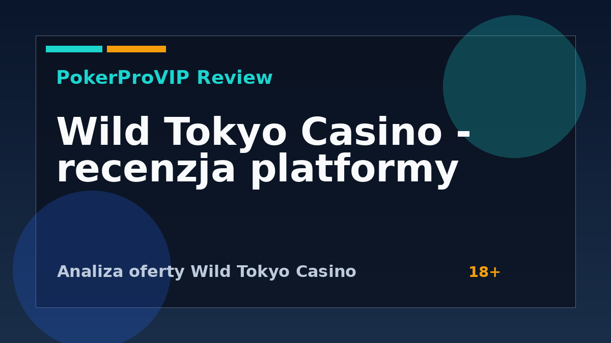 Wild Tokyo Casino – recenzja: gry, bonusy i status w Polsce